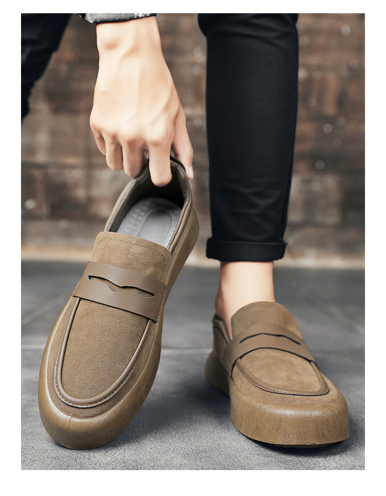 Fashion Casual Shoes Youth Men's Trendy Single Shoes