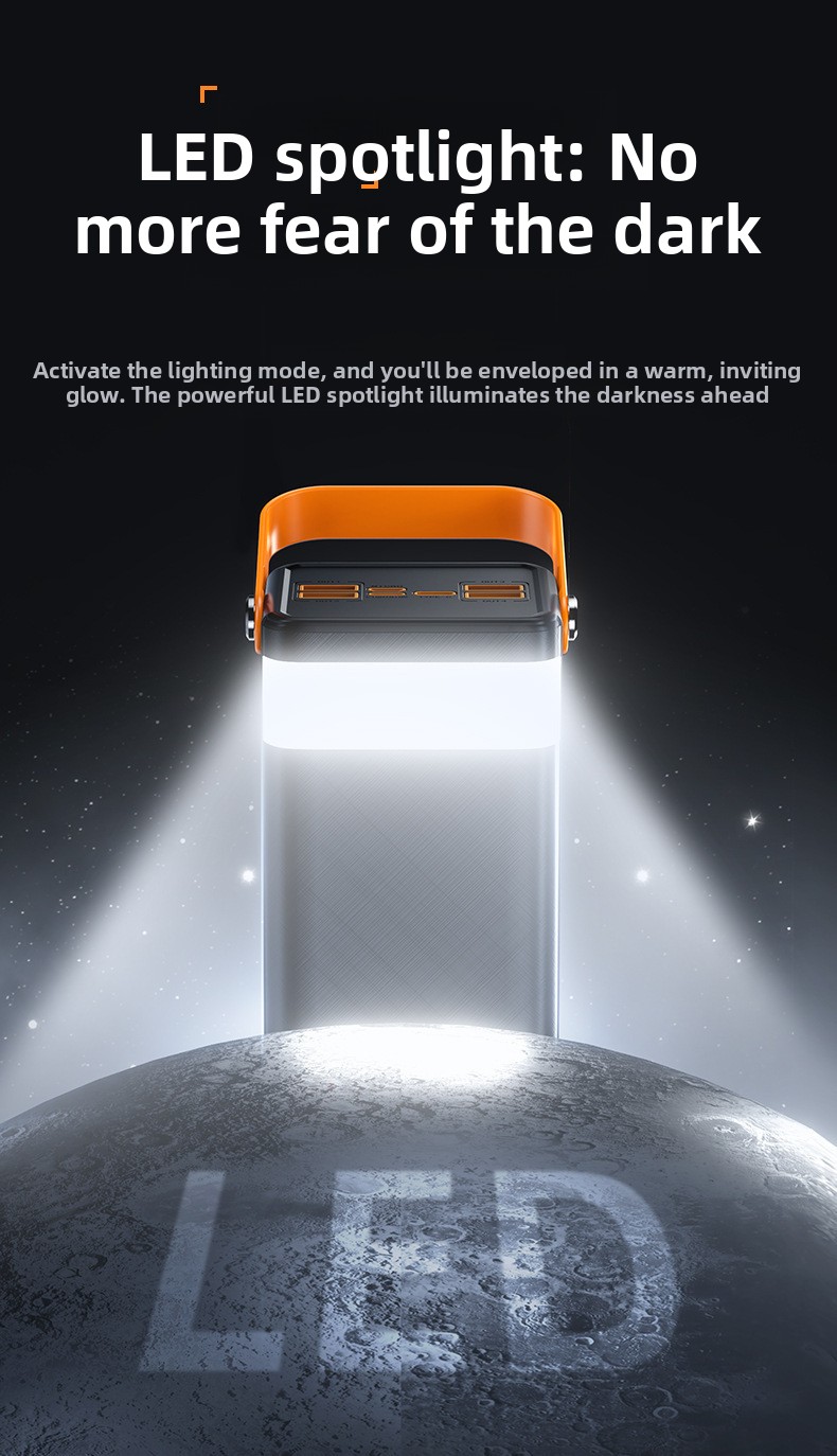 Outdoor solar super-fast charging portable battery