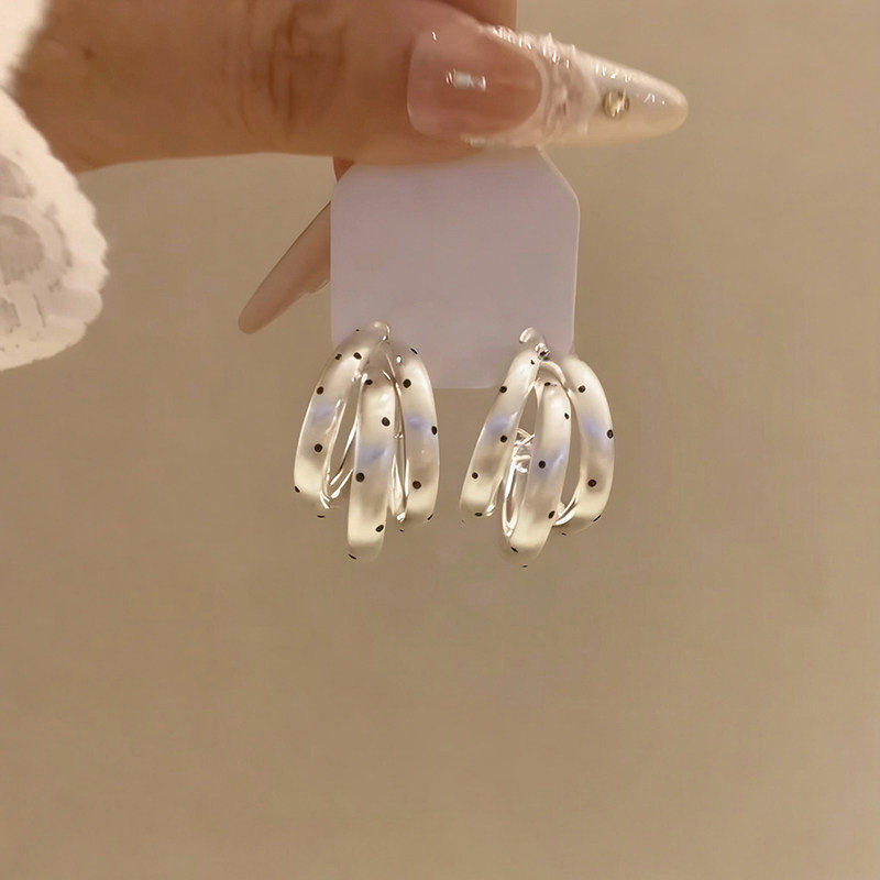 Korean Style Geometric Alloy Earrings