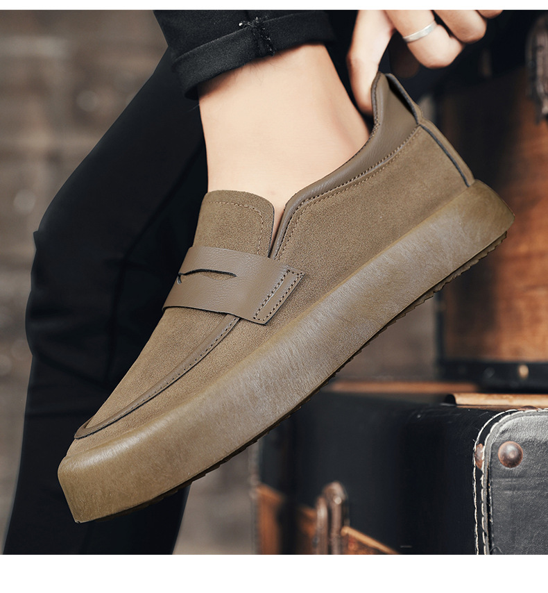 Fashion Casual Shoes Youth Men's Trendy Single Shoes