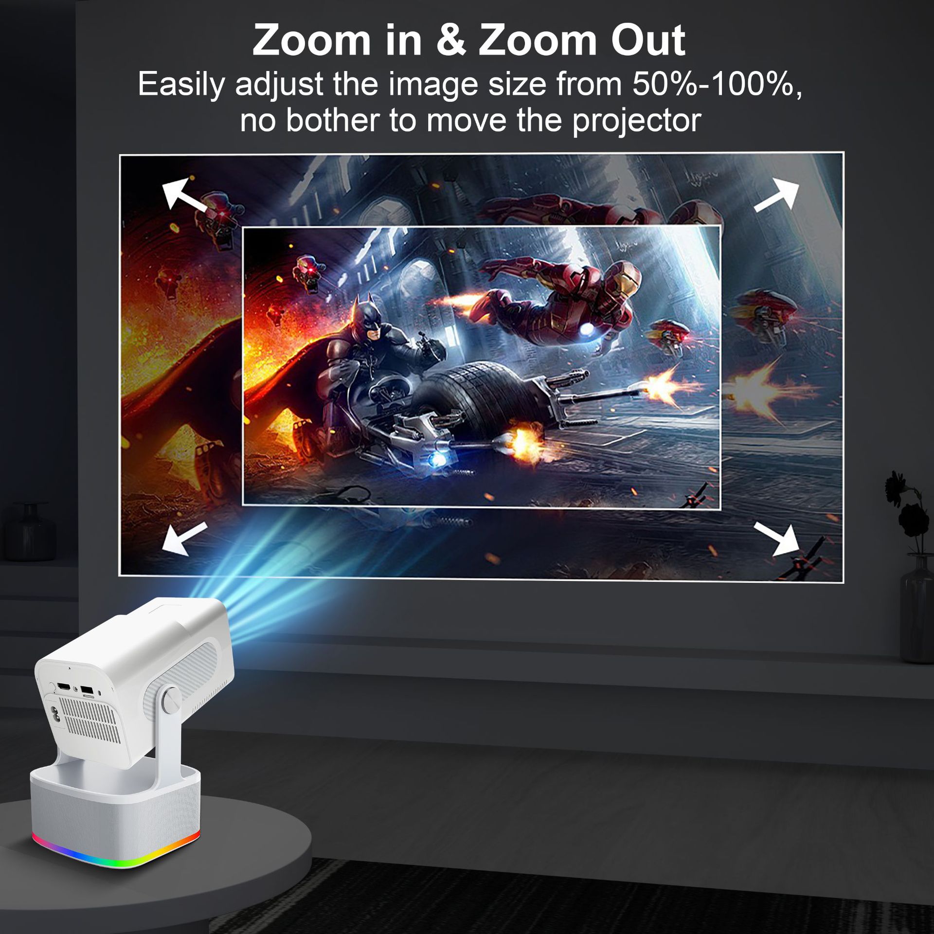 Hcs350Plus Projector 1080P