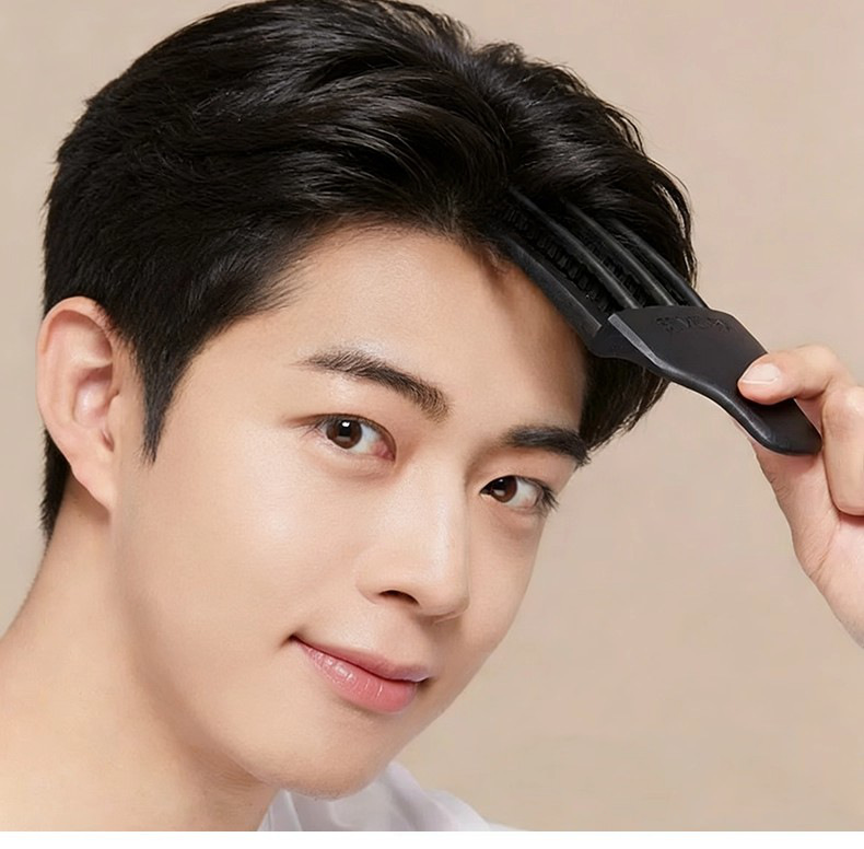 Wind-formed comb-style side parting clips