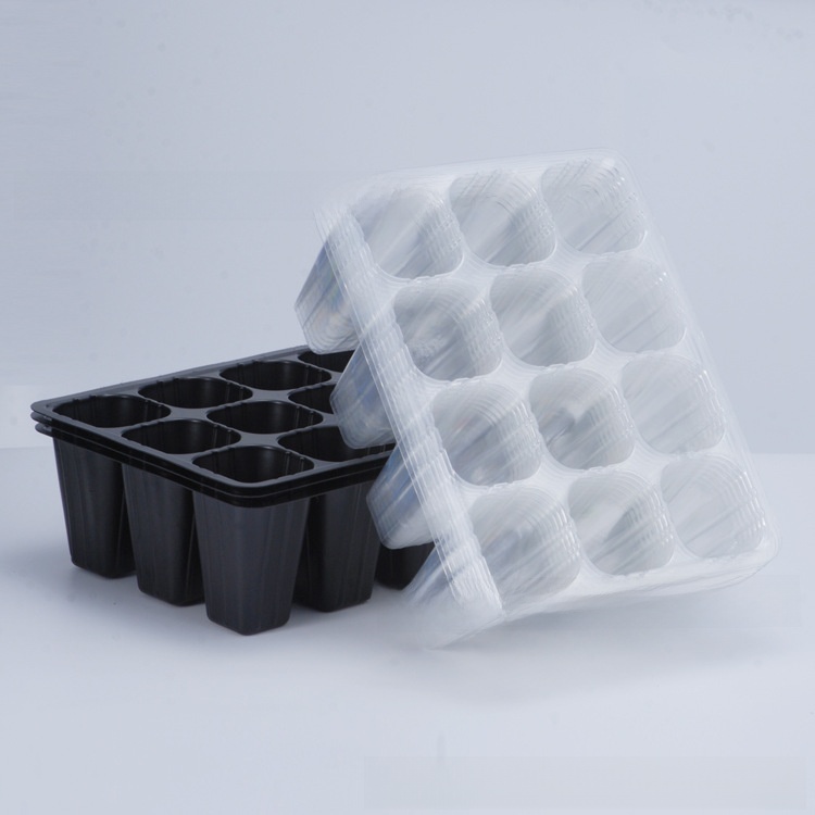 Seedling tray - 6/12 hole plastic cover for seedling pots