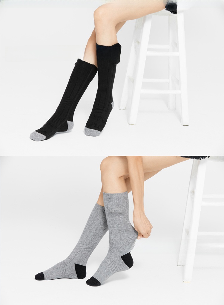 Heated socks - Skiing-specific electric heating socks