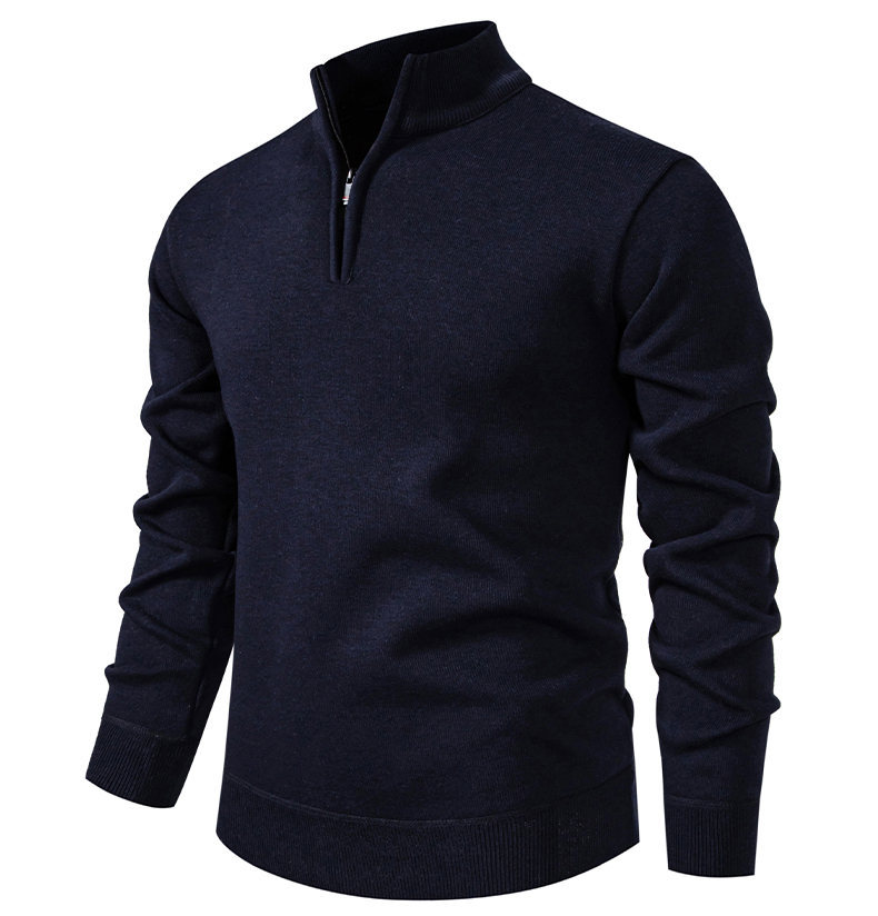 Men's fleece pullover sweater
