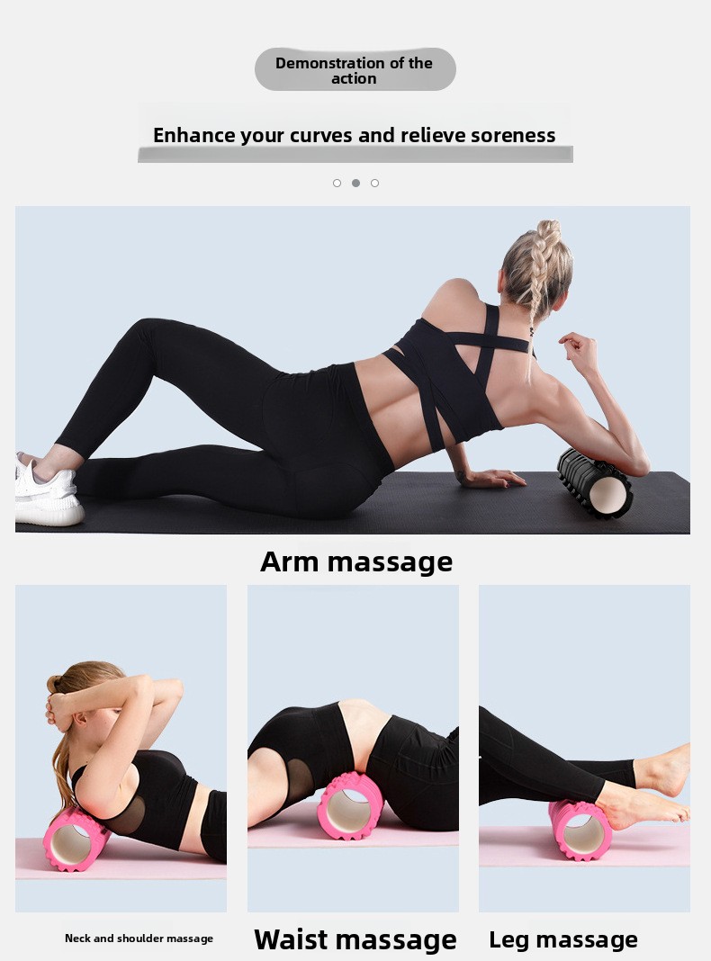 EVA Mesh Hollow Foam Roller Mace