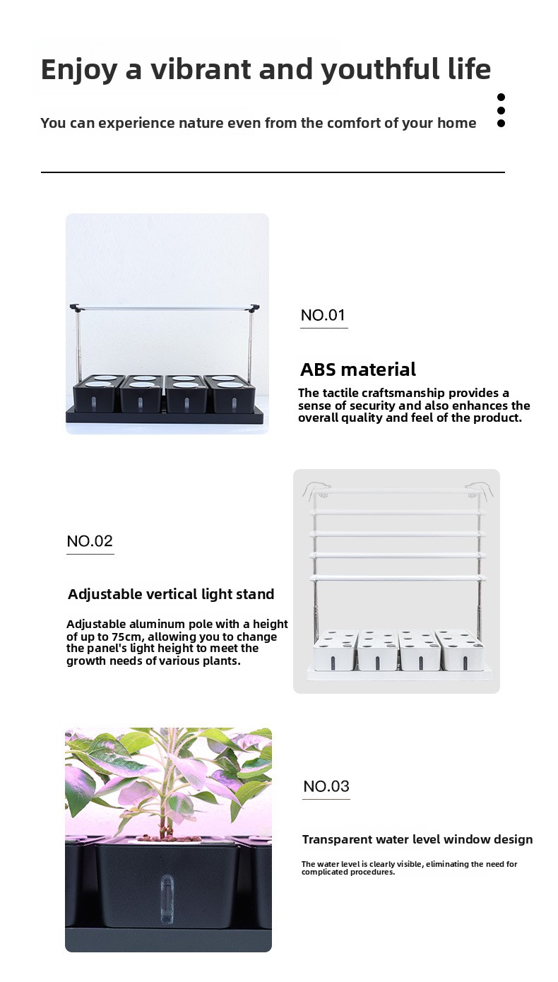 LED Specialized Greenhouse for Succulent Plants and Flowers for Indoor Use