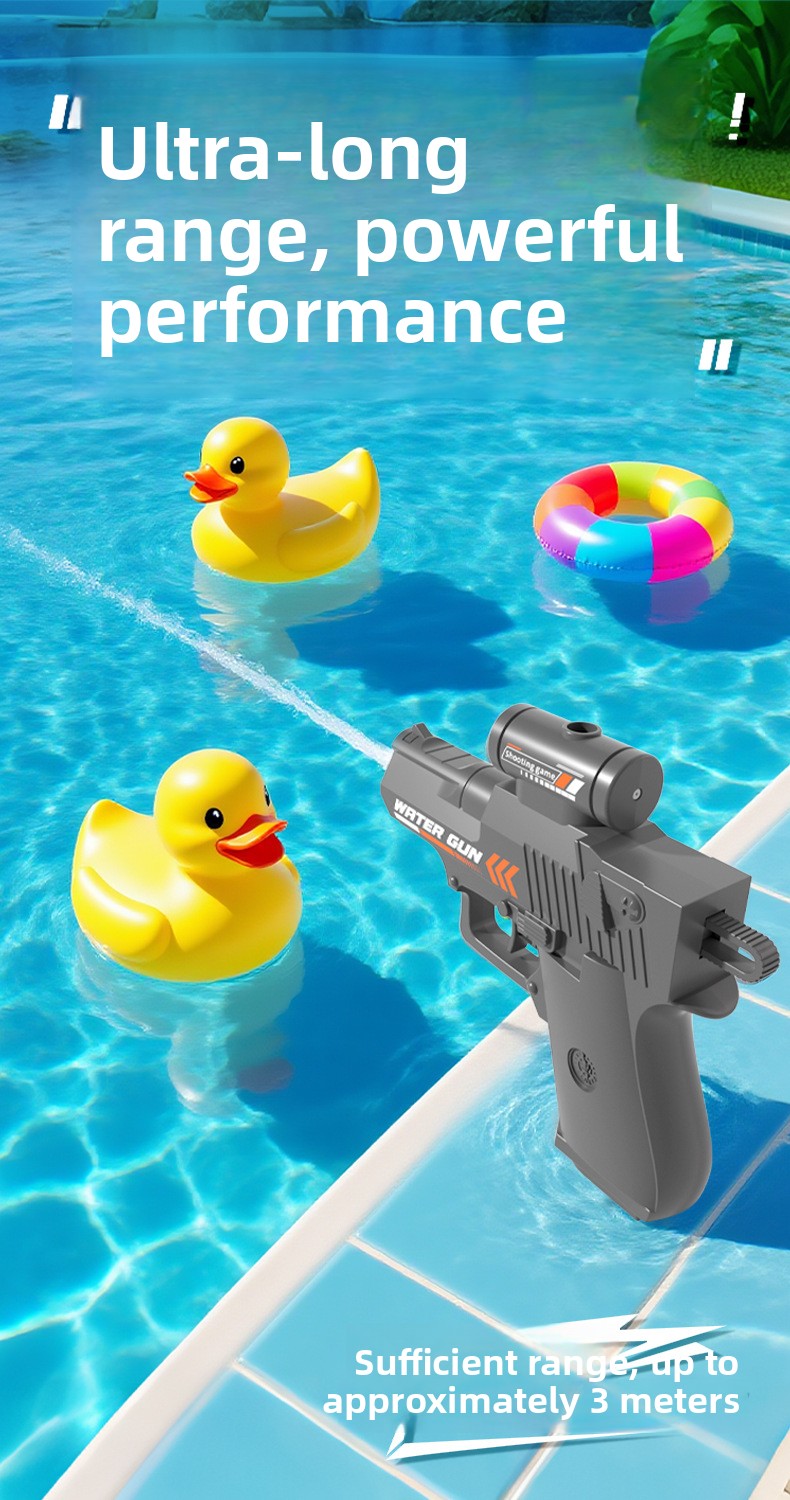 Double-headed double-sided water gun