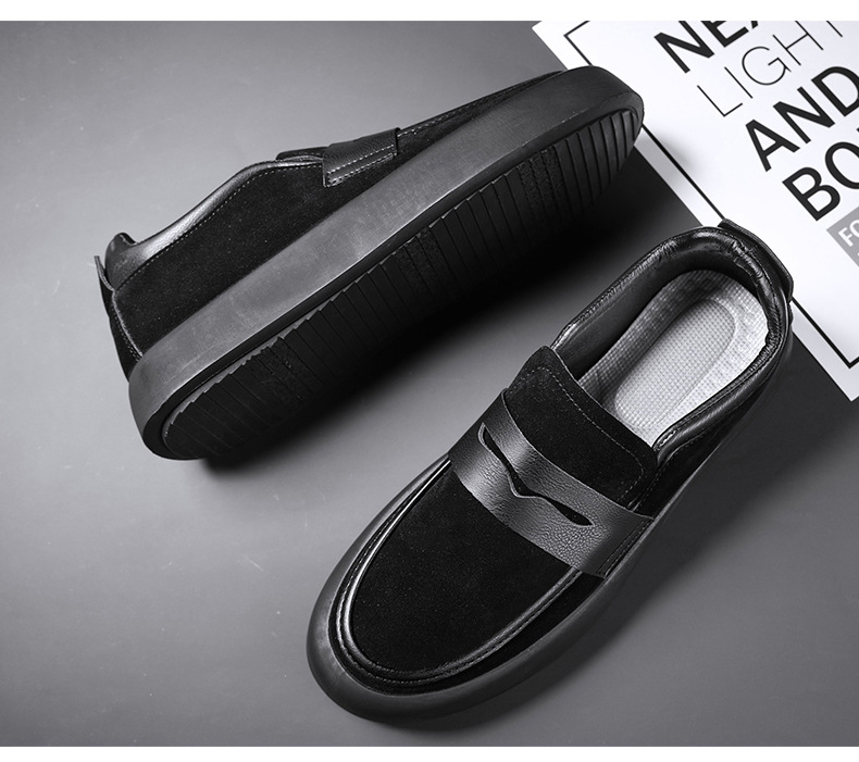 Fashion Casual Shoes Youth Men's Trendy Single Shoes