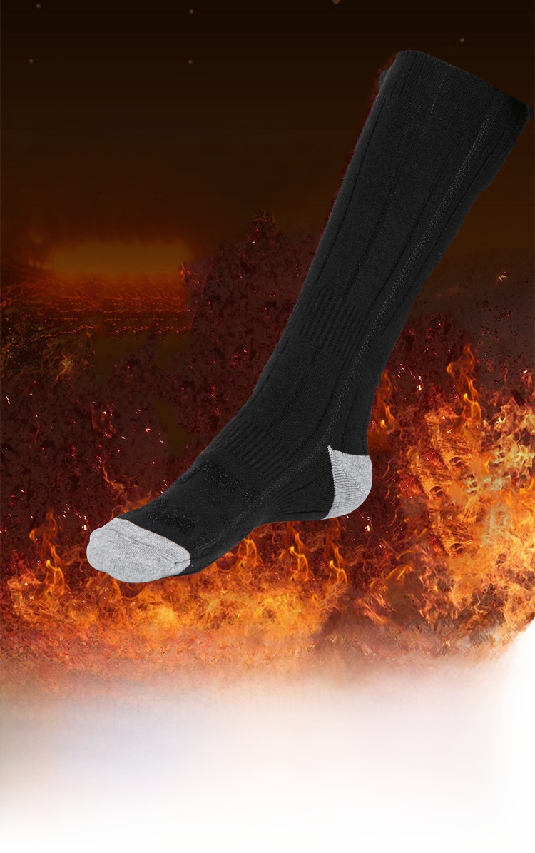 Heated socks - Skiing-specific electric heating socks