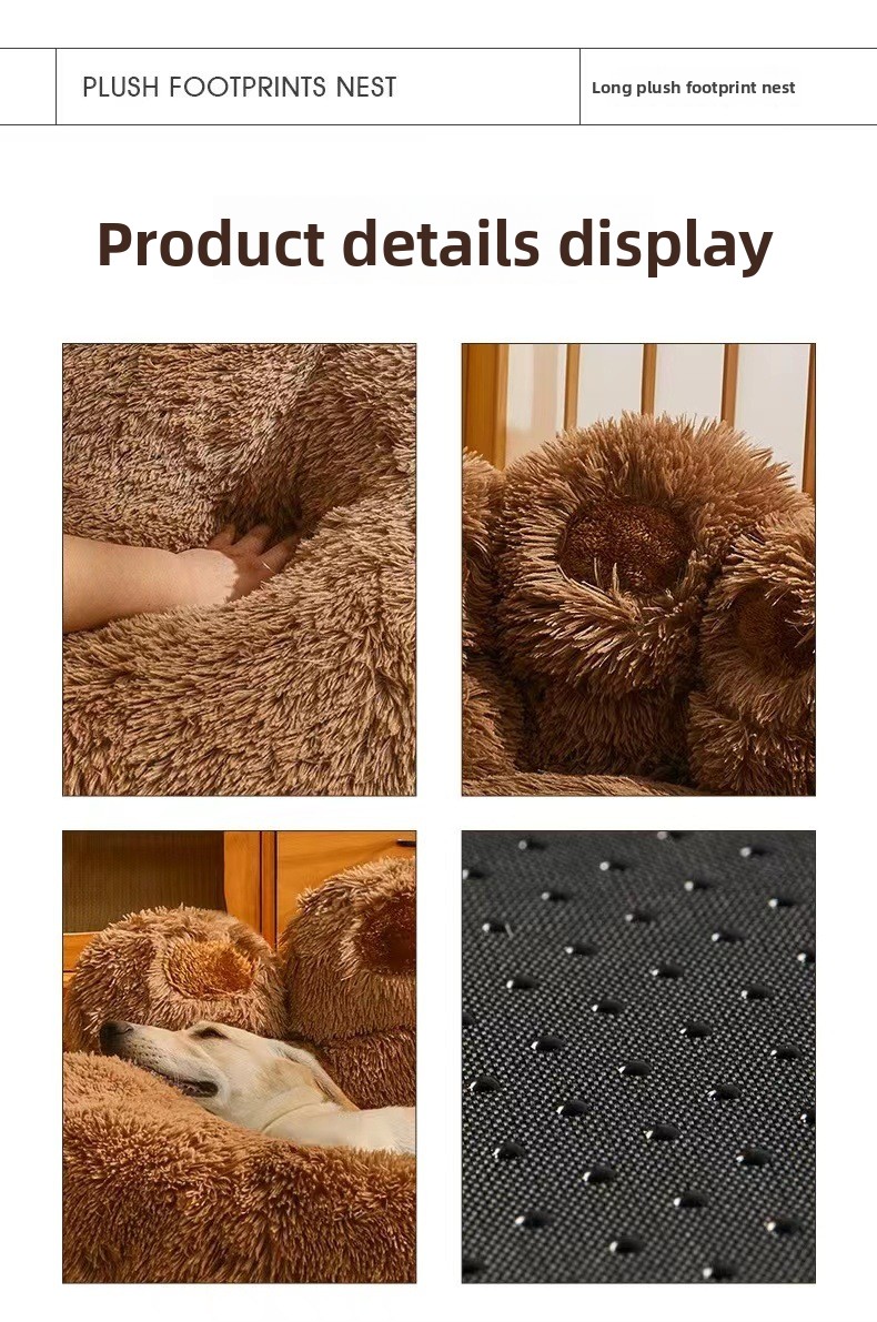Bear paw-shaped pet sofa cushion