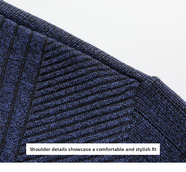 Men's thick and warm pullover sweater