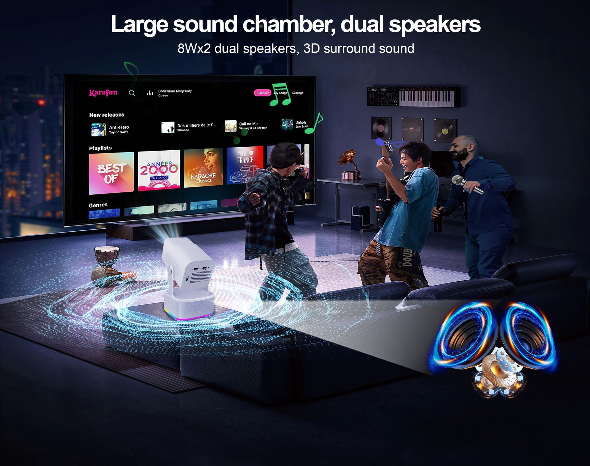 Hcs350Plus Projector 1080P