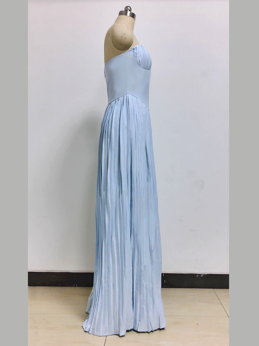 2025 New European and American Style Summer Feminine Tube Top Dress Sleeveless Long Skirt Slim Backless Dress for Women