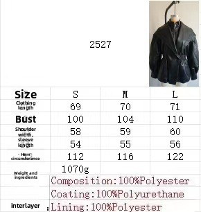 Double Collar Slim Jacket Leather Jacket Wallet