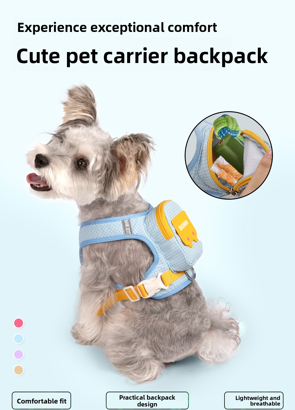 Adjustable Polyester Dog Chest Harness