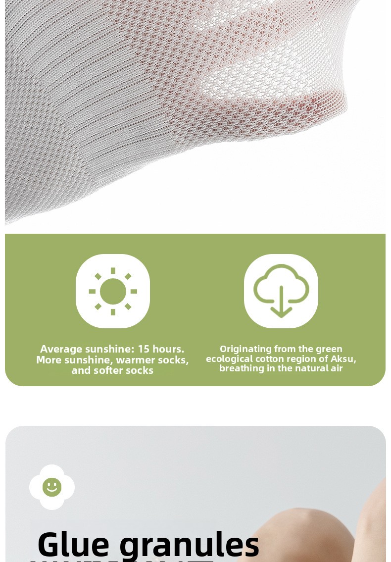 Men's Non-Slip Cotton Yoga Socks Short Anti-Skid Pilates Sport Training Floor Pilates Socks