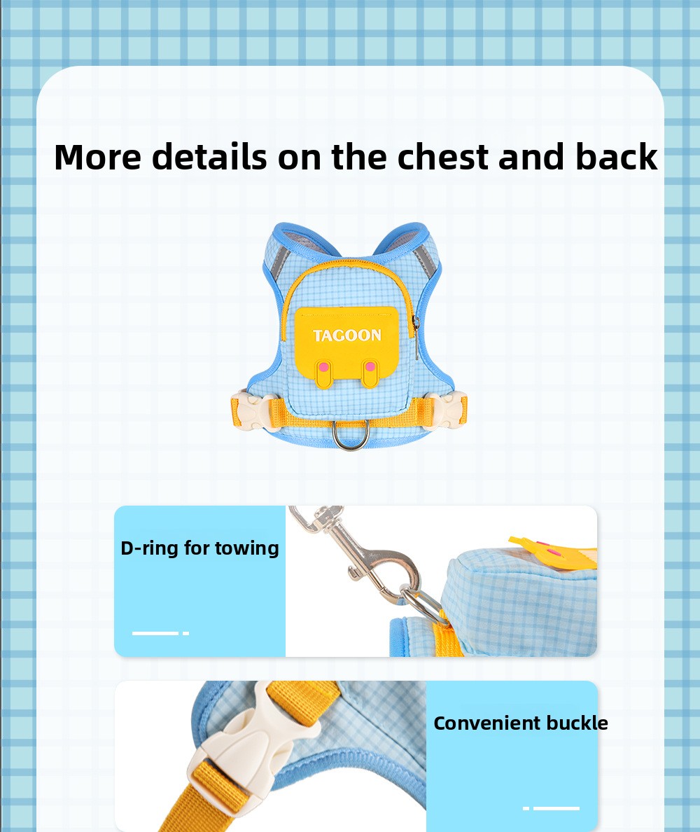 Adjustable Polyester Dog Chest Harness