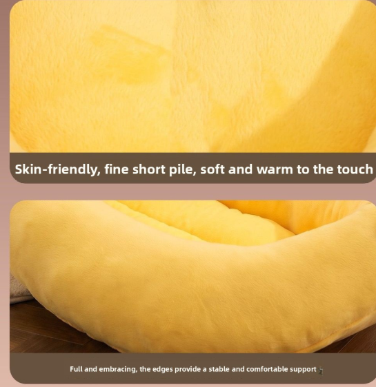 Cama para gatos con forma de plátano: imagen adicional
