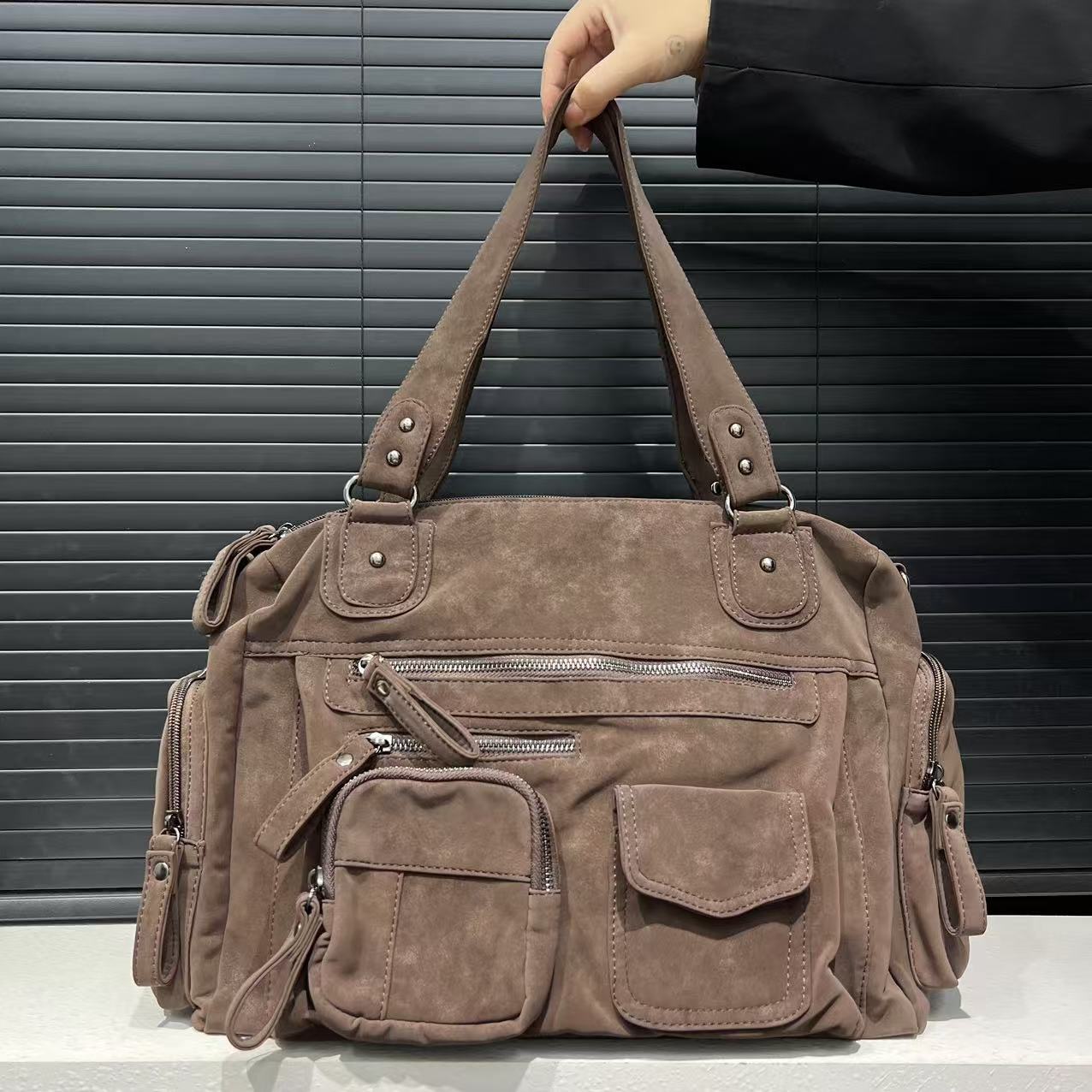 Large Capacity Multi-pocket Single Shoulder bag