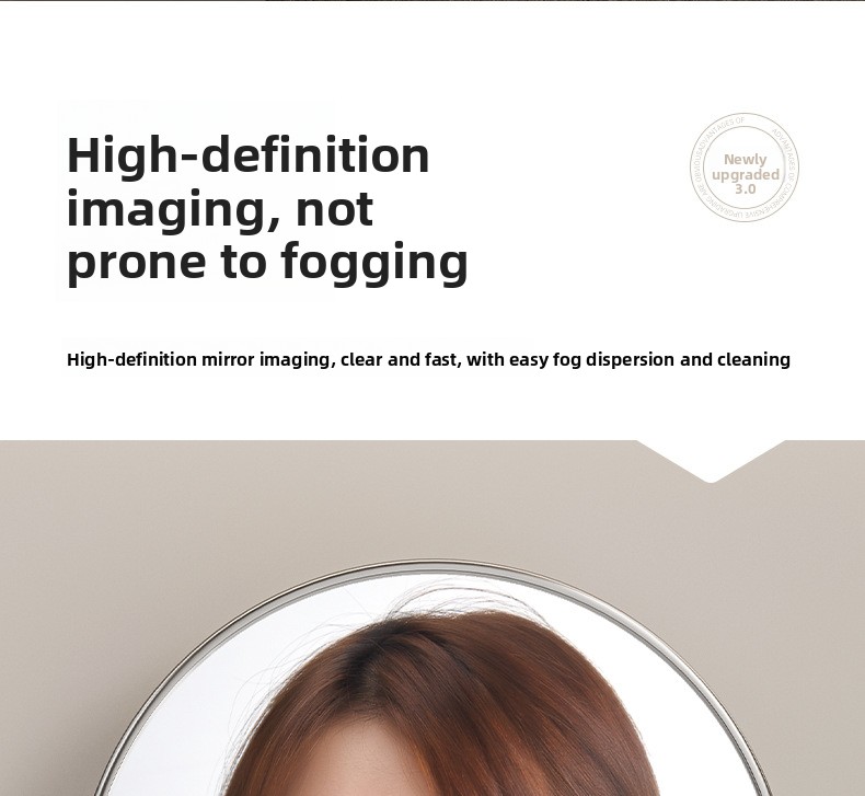 Wall-mounted beauty mirror