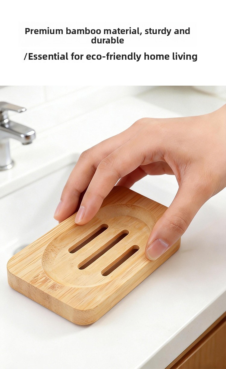 Household wooden soap box and soap holder
