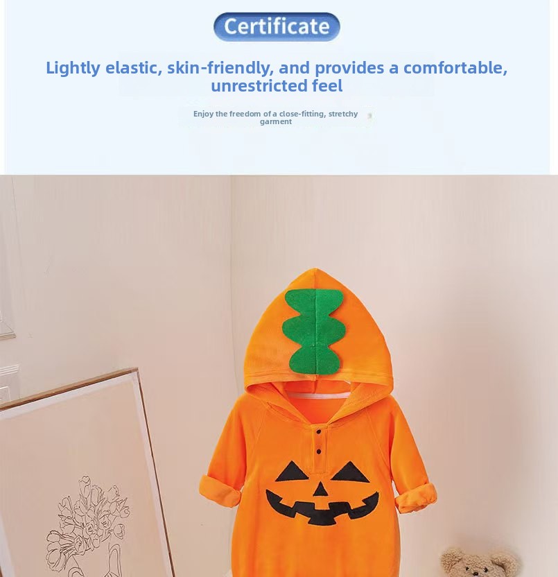 Baby Pumpkin Elf Jumpsuit