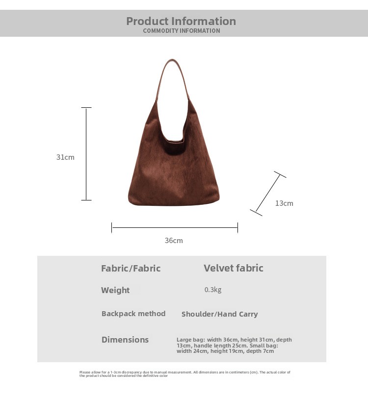 Retro Soft Suede Magnetic Buckle Large Capacity Bucket Shoulder Bag for Women