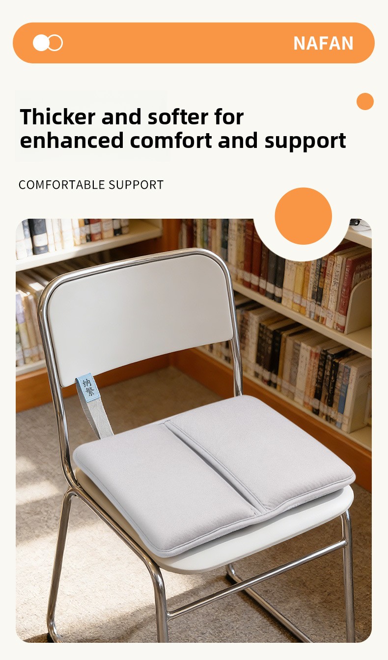 Portable Foldable Ergonomic Seat Cushion for Office Chair Home Travel