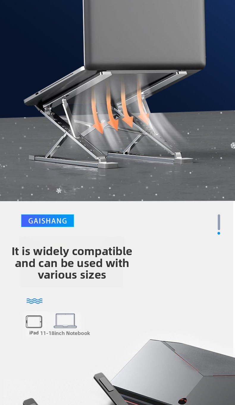 N8 aluminum alloy New Laptop Stand double layer
