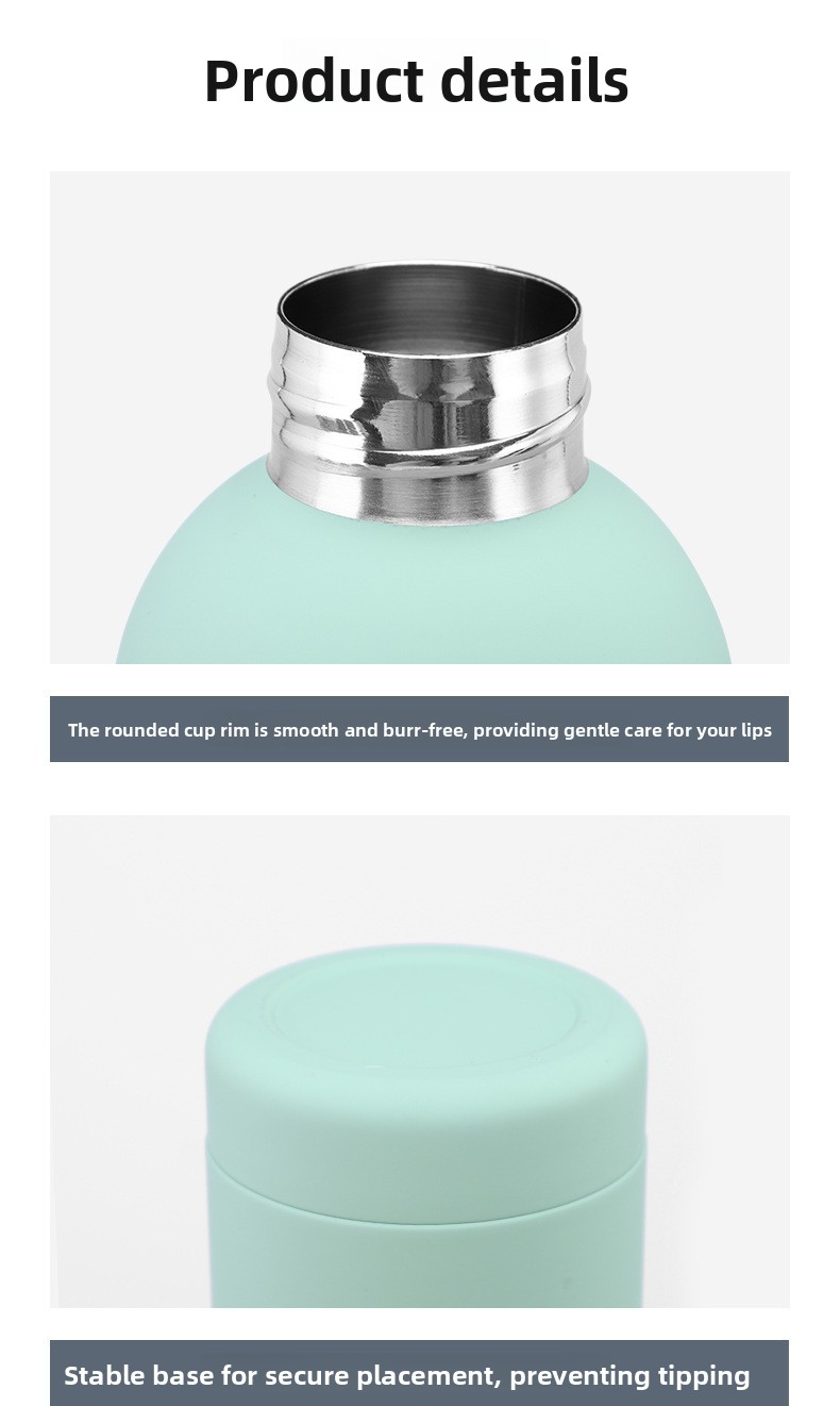 Stainless steel small mouth bottle thermos cup