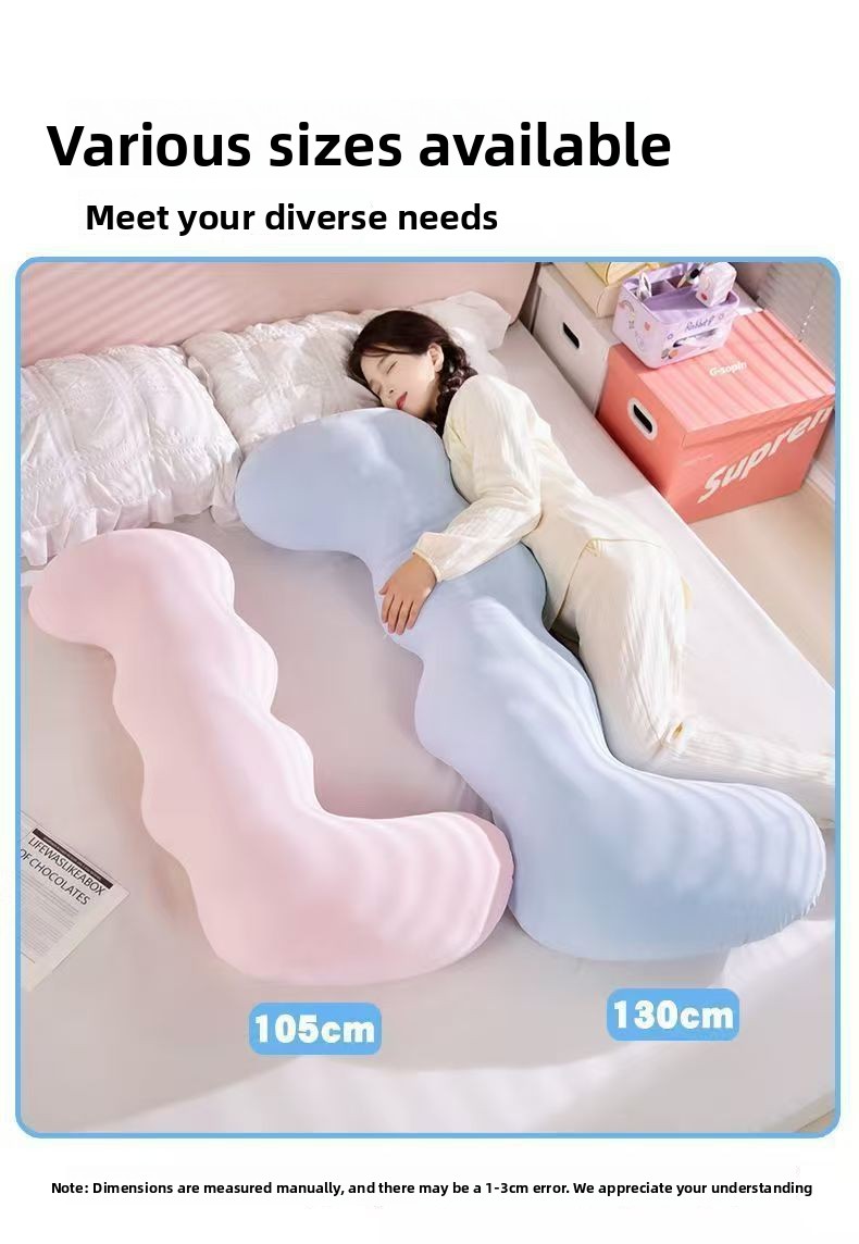 Ice silk throw pillow for women