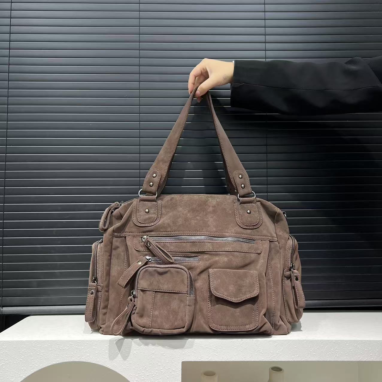 Large Capacity Multi-pocket Single Shoulder bag