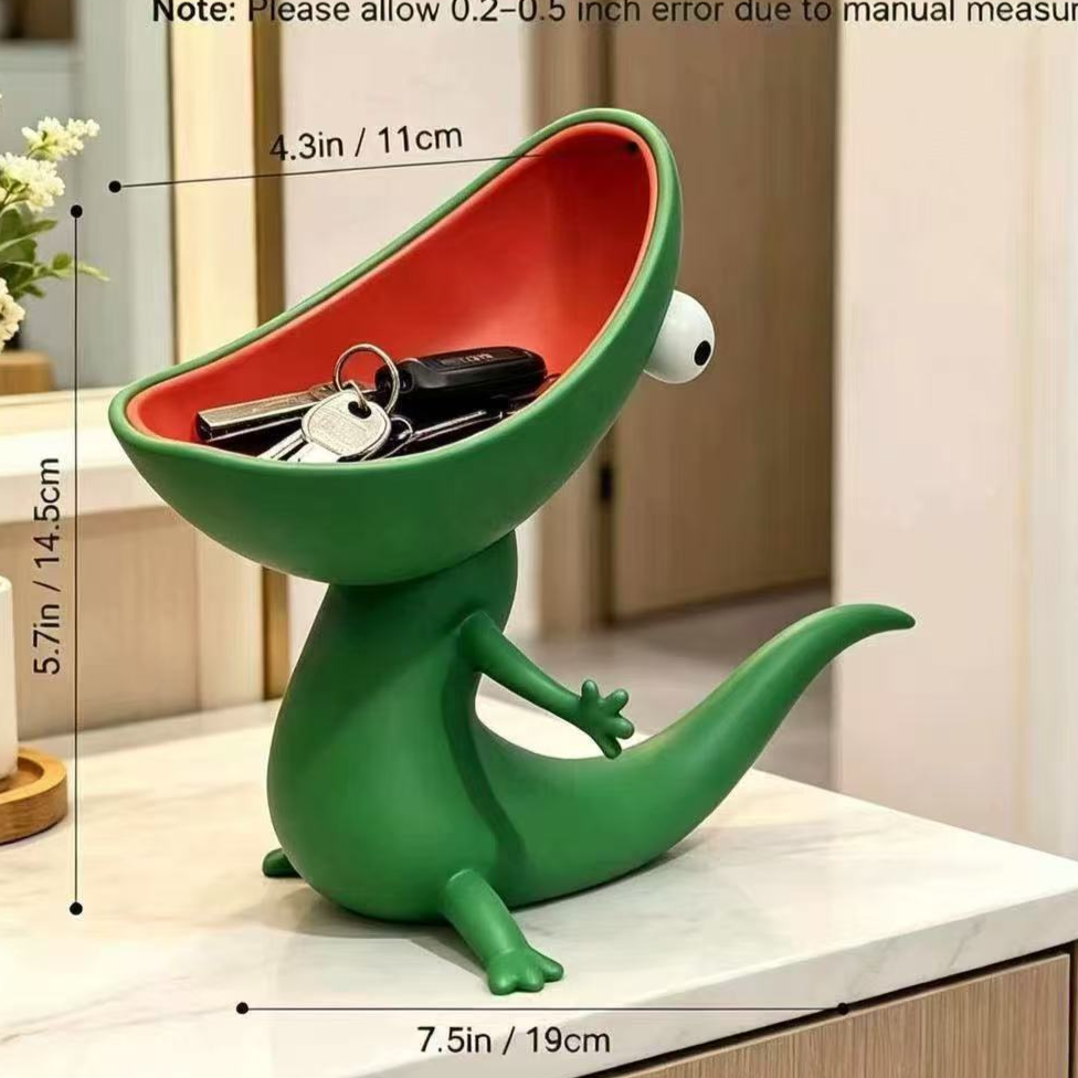 3D Printed Lizard Soap Holder Decorative Cartoon Ornament