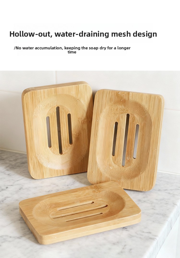 Household wooden soap box and soap holder