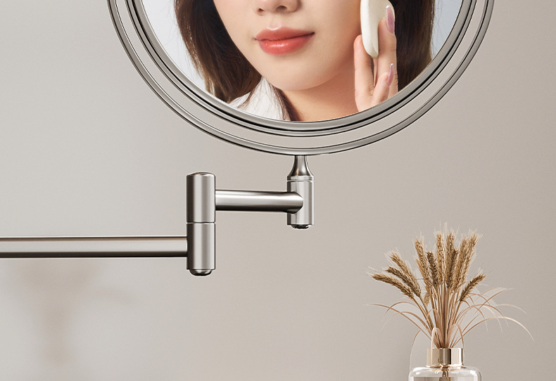 Wall-mounted beauty mirror