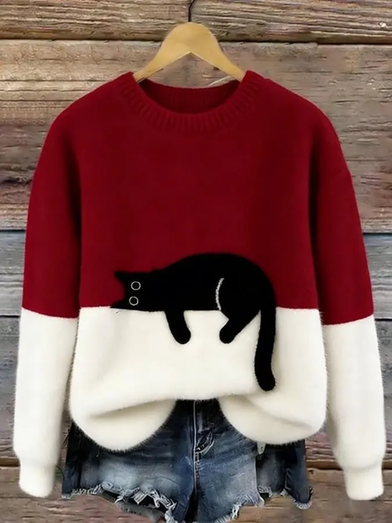 Sudadera de mujer con estampado de gato efecto 3D | GATOKOOL