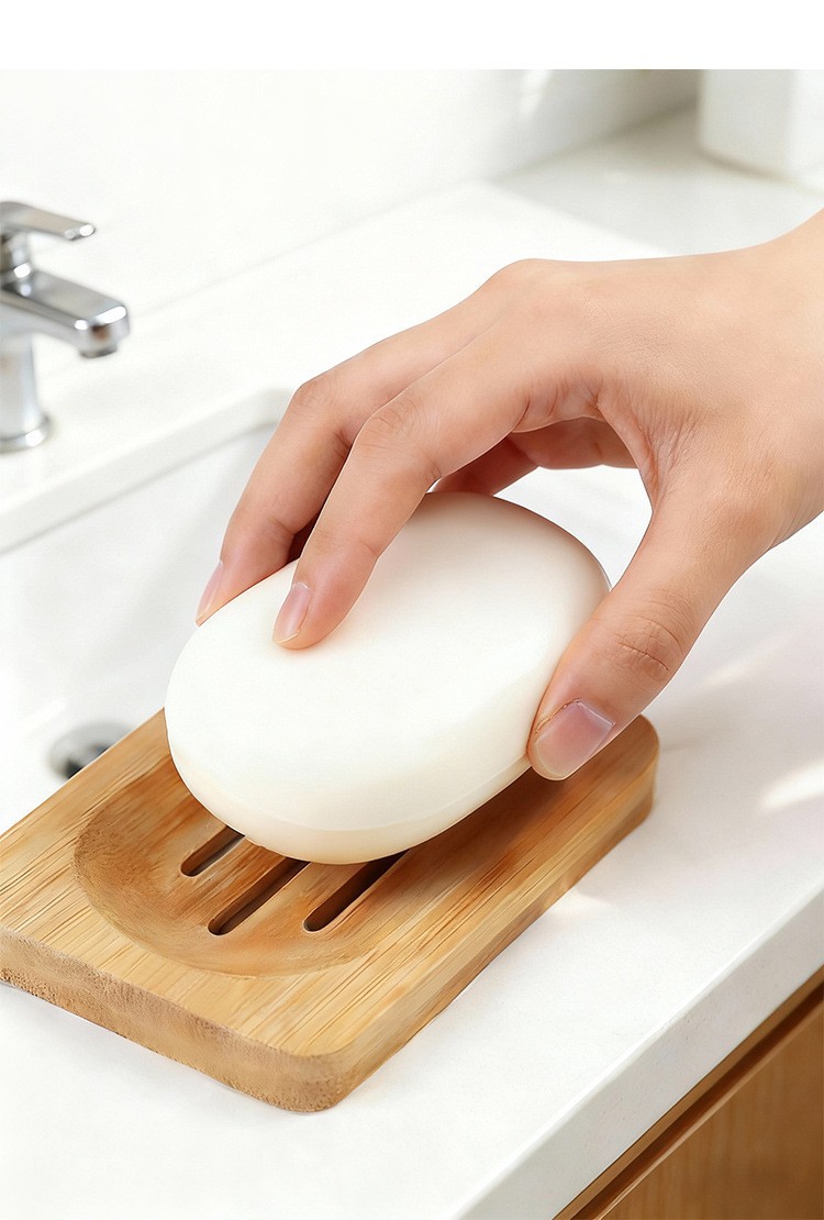 Household wooden soap box and soap holder