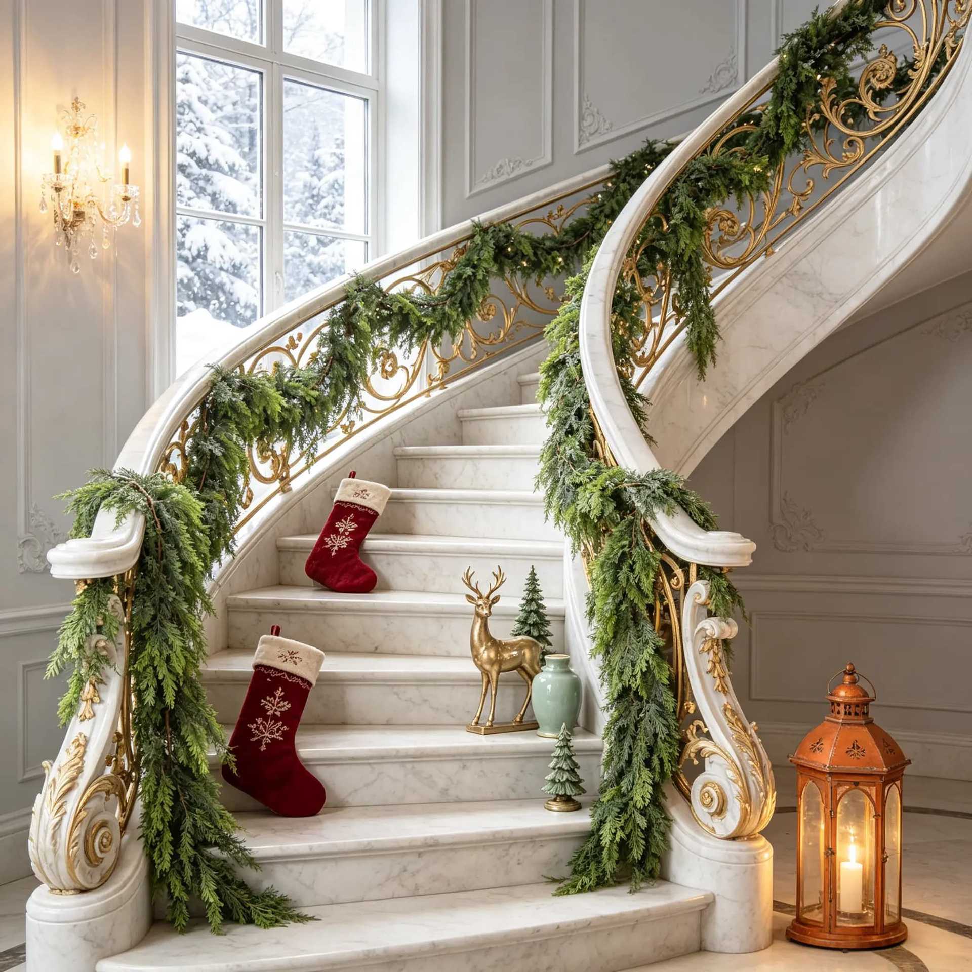 Simulation pine and cypress Christmas rattan soft rubber decorations Christmas Cedar Rattan