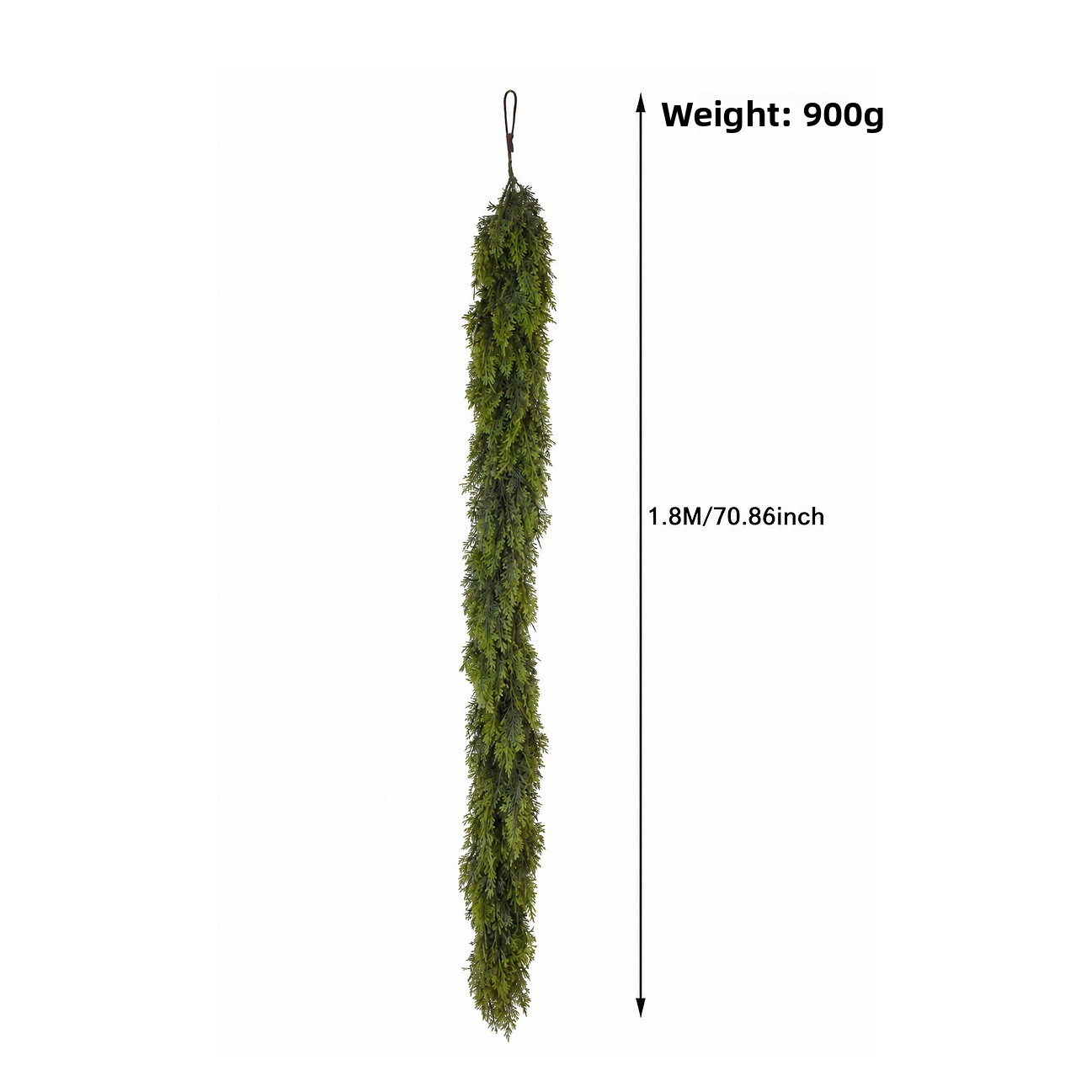 Simulation pine and cypress Christmas rattan soft rubber decorations Christmas Cedar Rattan