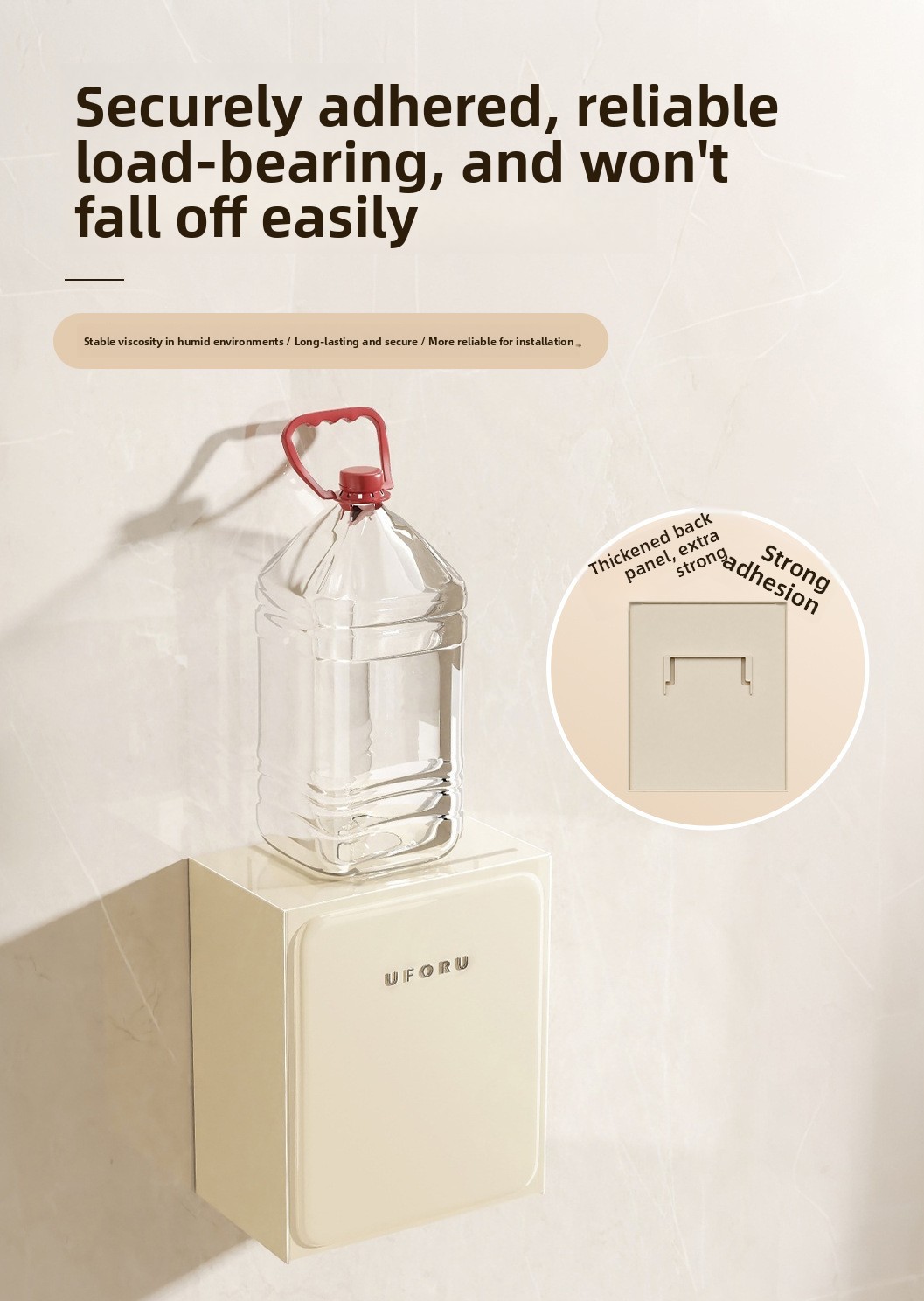 Wall-mounted storage box for bathroom