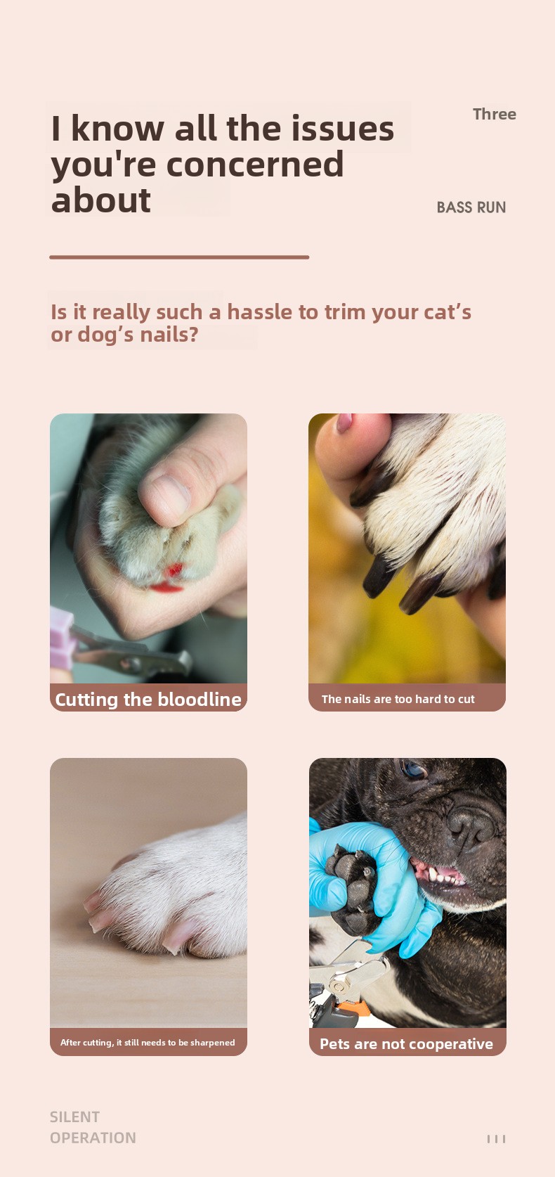 Pet Electric Nail Polisher