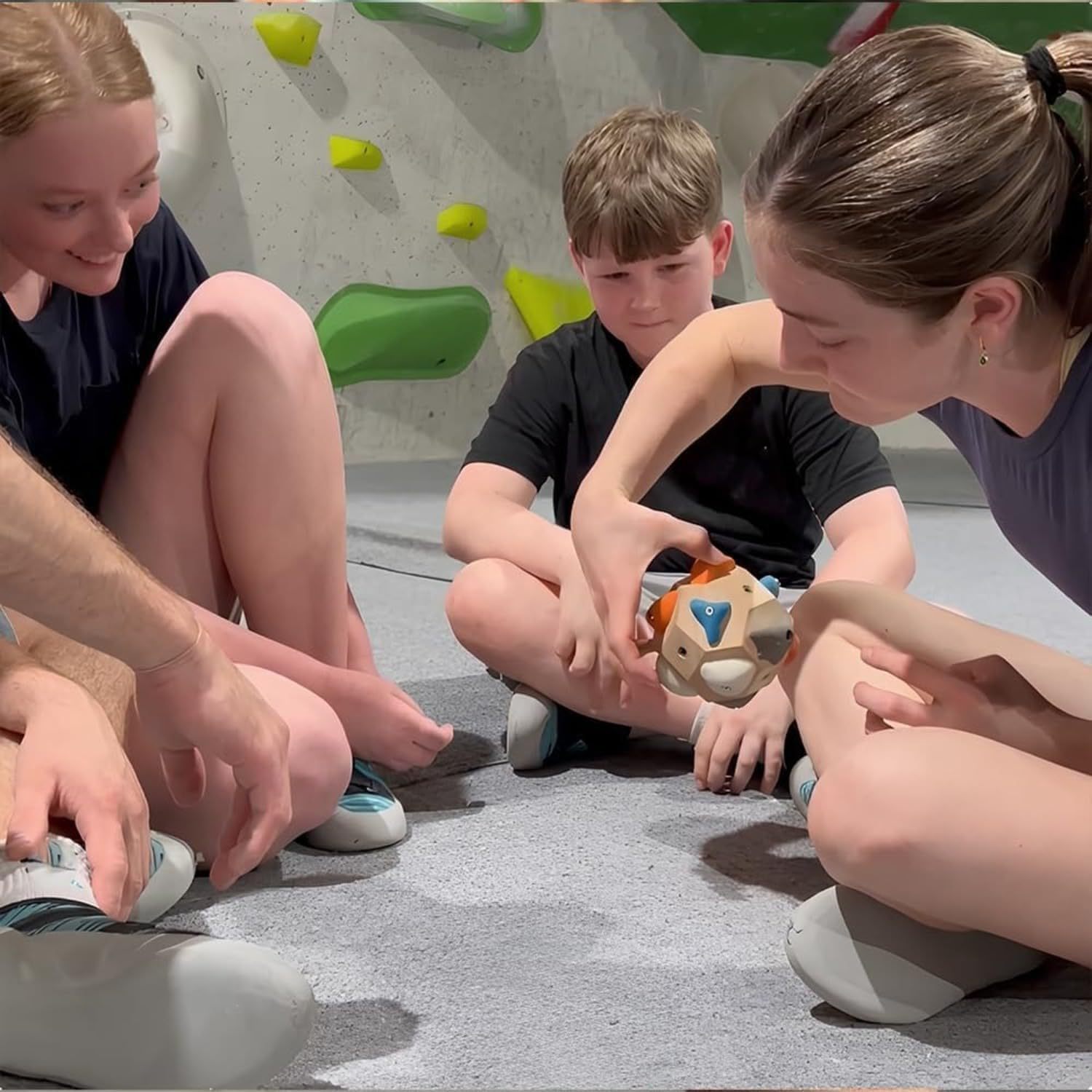 Handcrafted Wooden Boulder Block for Grip Strength and Accuracy Training