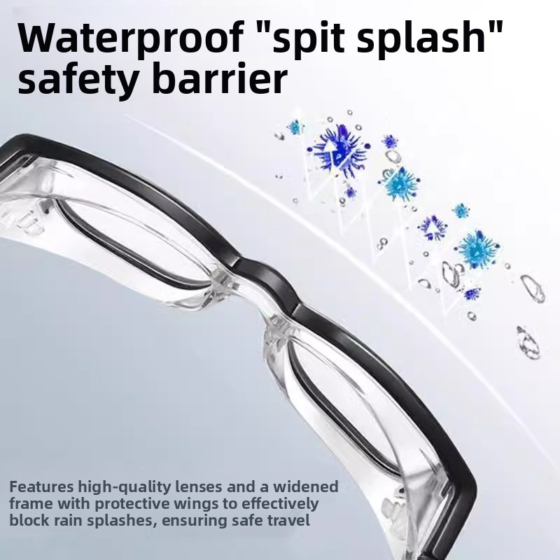 Fully Sealed Anti-Fog Blue Light Blocking Moisturizing Dry Eye Protective Goggles
