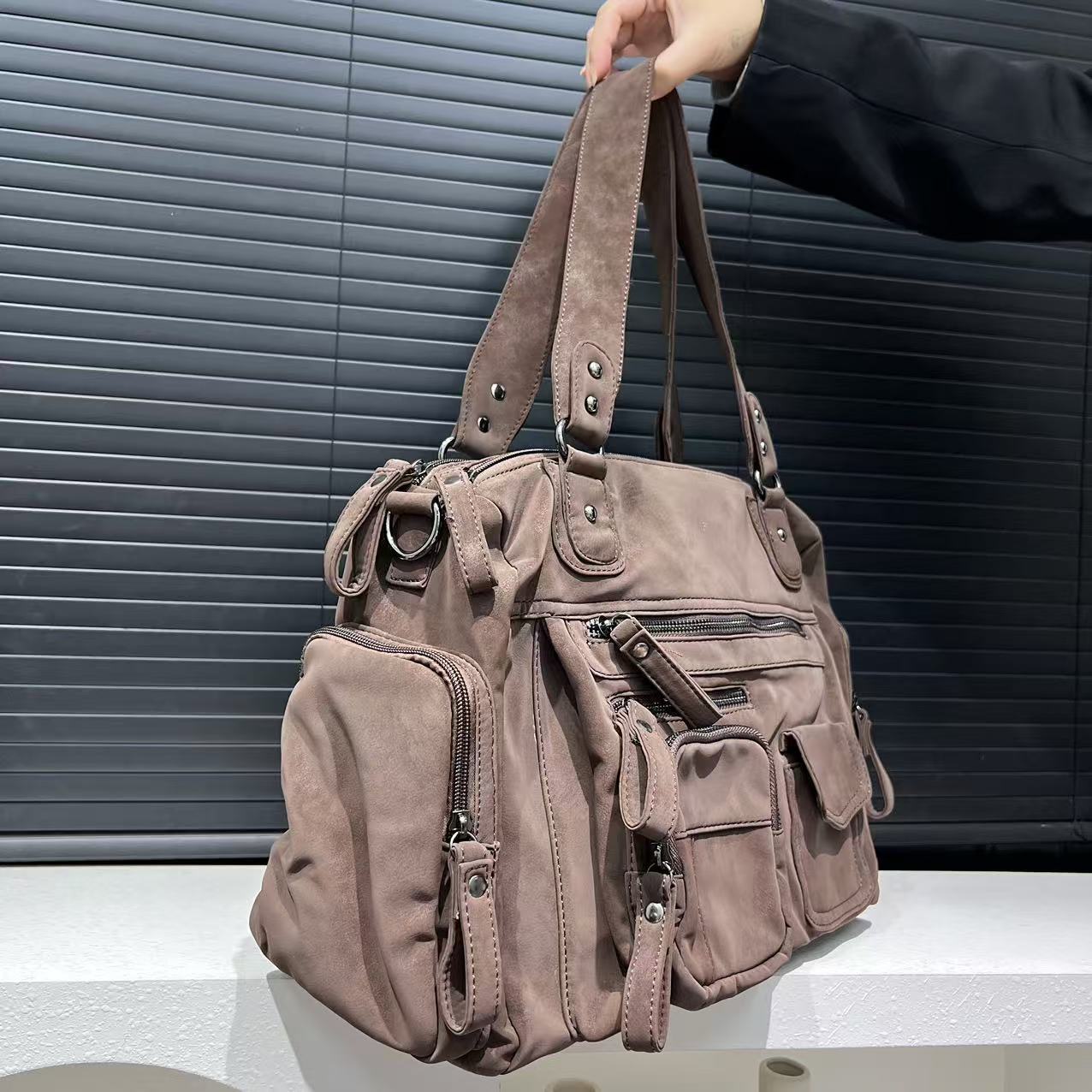 Large Capacity Multi-pocket Single Shoulder bag