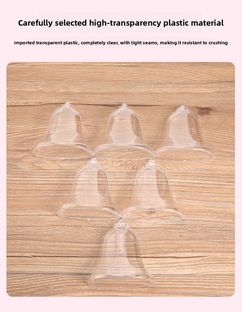 Acrylic Hollow Transparent Christmas DIY Decorative Hanging Ball Ornament