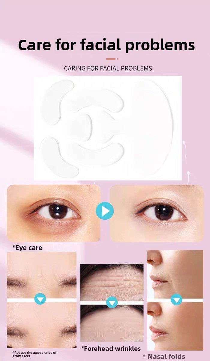 Anti-wrinkle lifting and firming T-shaped chest pad