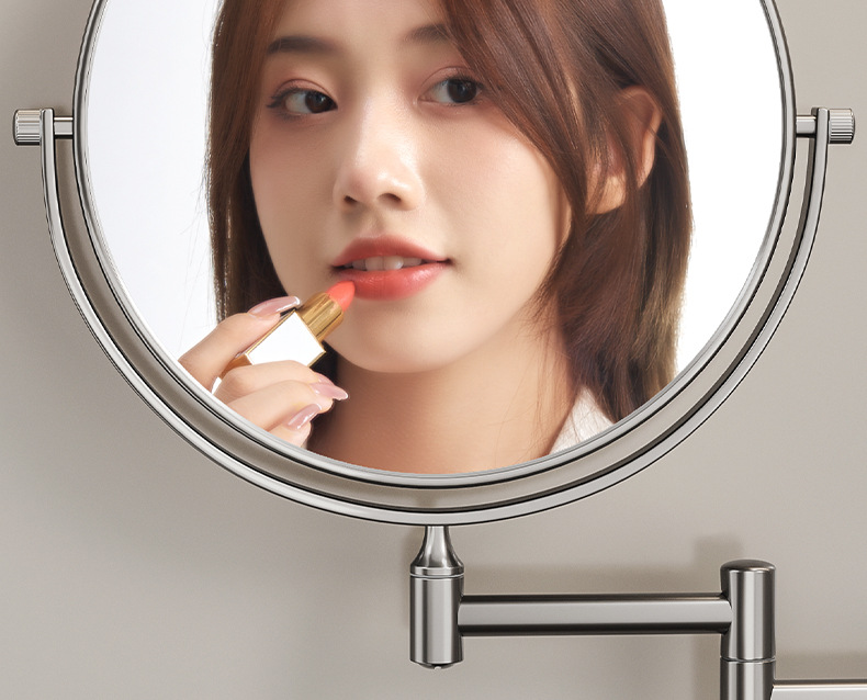 Wall-mounted beauty mirror