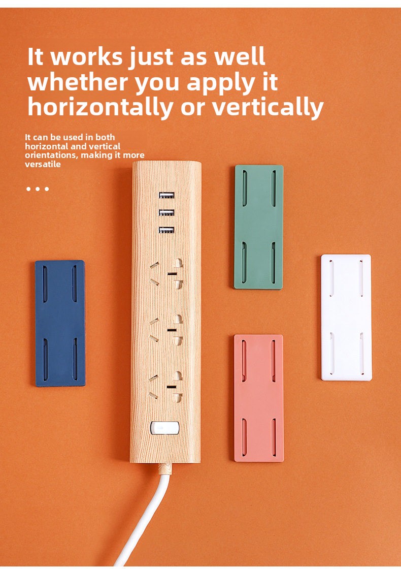 No-Drill Power Strip Holder