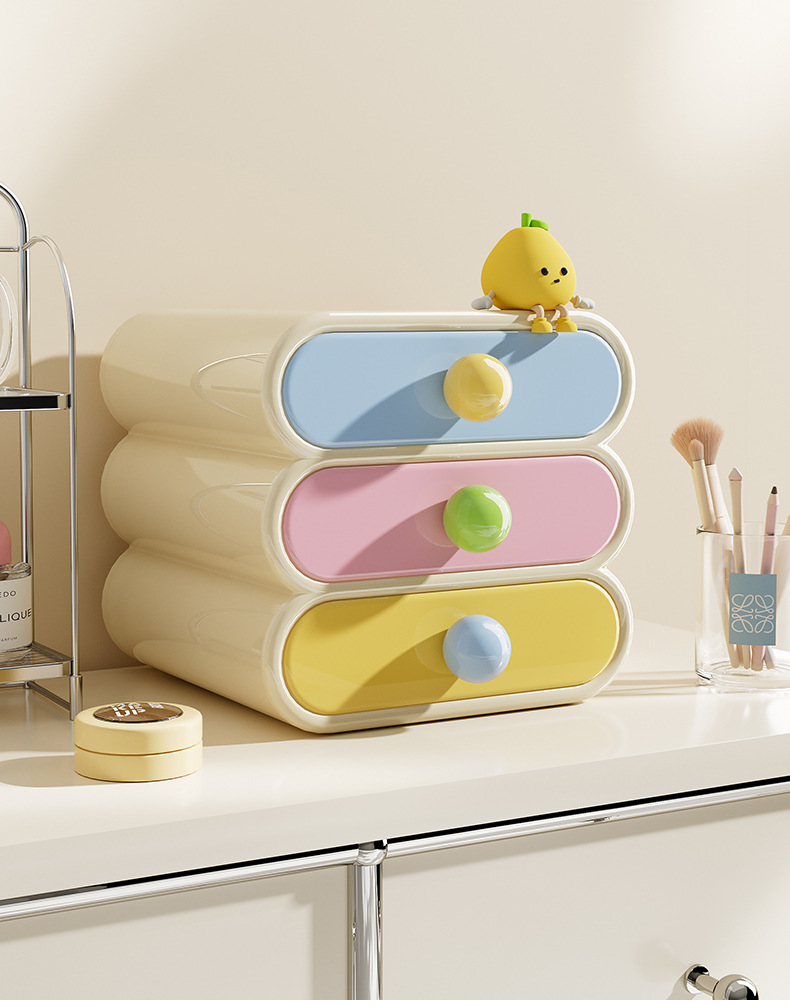 Drawer-type cosmetic storage box